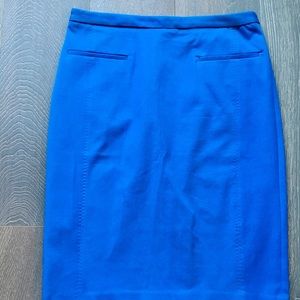 Banana Republic Electric Blue Pencil Skirt